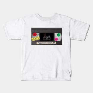 Bloodhound Pix VHS Logo Kids T-Shirt
